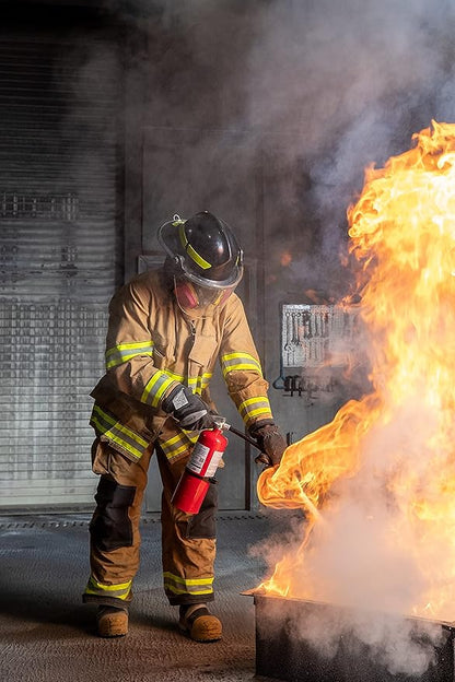 Amerex B500, 5lb ABC Dry Chemical Class A B C Fire Extinguisher (3, 7.25" W X 4.25" D X 15.25" H)
