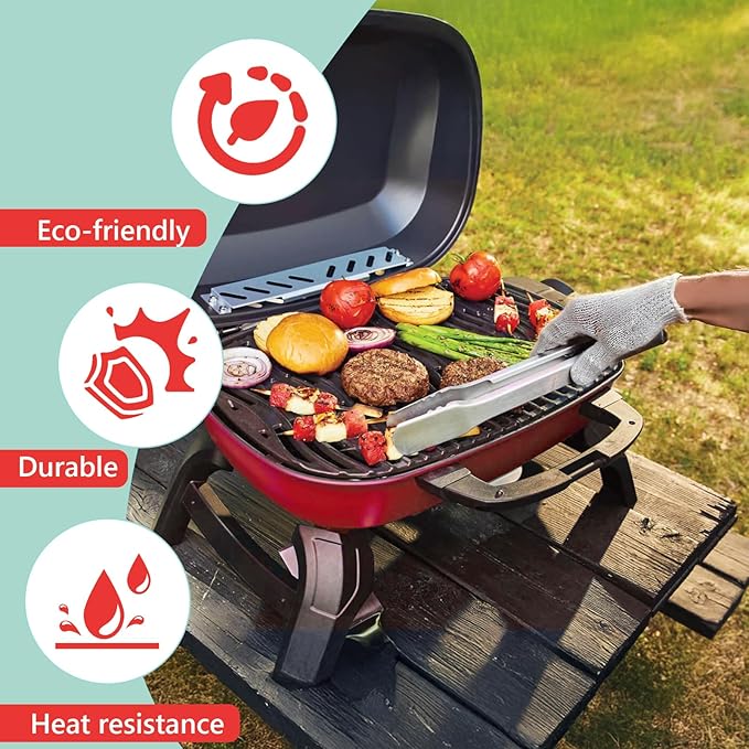 62006 Grease Catcher & 10PCS Drip Pan Liners for Napoleon TravelQ 285 Sreies 2 Burner Grill TQ285X, TQ PRO285, TQ285-BL-1, TQ PRO285X, PRO285-BK, TQ285X-RD-1-A, Parts for Napoleon TravelQ Accessories