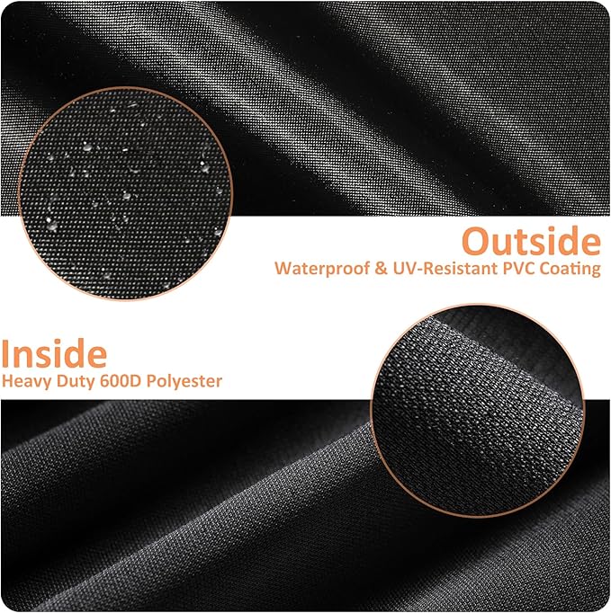 Fire Pit Cover for Solo Stove Yukon Fire Pit Surround Tabletop, Surround Shelter for Fire Pit SurroundTable, Elevation Shelter for Yukon Firepit, Weather-Resistant Protective Cover, 54" x 21"