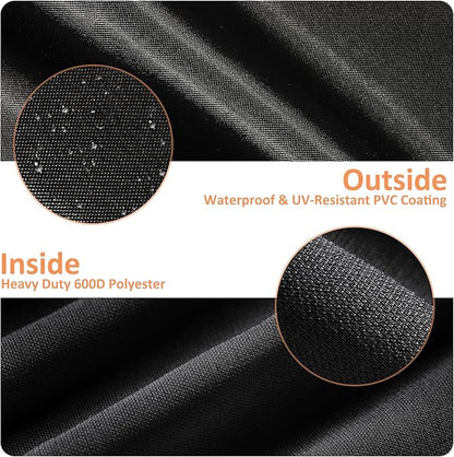 Fire Pit Cover for Solo Stove Yukon Fire Pit Surround Tabletop, Surround Shelter for Fire Pit SurroundTable, Elevation Shelter for Yukon Firepit, Weather-Resistant Protective Cover, 54" x 21"