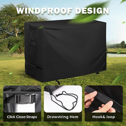Griddle Cover for Charbroil 28" XL Performance Series 3-Burner Grill, Flat Top Grill Cover for Charbroil 28in Propane Gas Griddle 463258924 All Weather Protective Cover