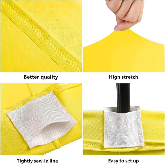 BDDC 6ft Stretch Spandex Fitted Table Cloth for 6 Foot Tables | GRS-Certified Eco-Friendly Fabric, Elastic Fit Rectangle Tablecloth, Washable, Wrinkle-Free, For Events & Parties