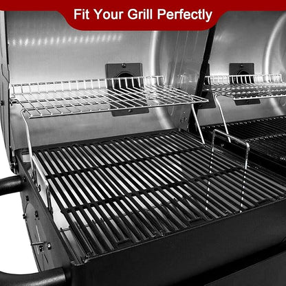 GGC Grill Grates Replacement for Chargriller 3001, 5050, 3008, 3030, 3725, 4000, 5252, King Griller 3008, 5252 and Others, 3 PCS Cast Iron Cooking Grid Grates(19 3/4" x 6 3/4" Each)
