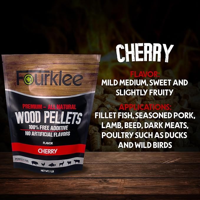 Pellets for Smoker Grill - Wood Pellets for Smoker - Smoker Pellets - Grill Pellets - Wood Pellets - pellets -6Pack 1Lb Each.