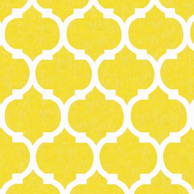 Smiry Picnic Fitted Table Cover, 8 Foot Flannel Backed Vinyl Tablecloth | Waterproof Elastic Stretch Table Cloth, Wipeable Plastic Tablecloth for Camping, Indoor & Outdoor (Yellow, 30" x 96")