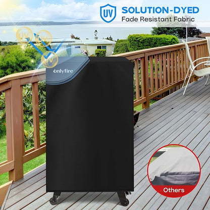 Onlyfire 40 Inch Electric Smoker Cover for Masterbuilt Propane Smoker | 30" L x 20" W x 41.3" H,Waterproof Vertical Electric Smoker Cover, Outdoor Smoker Grill Covers