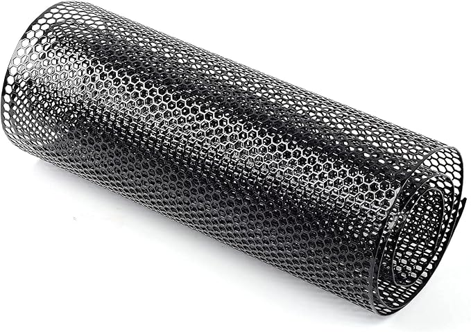 AggAuto Universal 40"x13" Car Grill Mesh Honeycomb 6mm Spacing 1mm Black | Aluminum Alloy Automotive Grille Insert Bumper, One of the Most Multifunctional Shape Grids 100x33cm