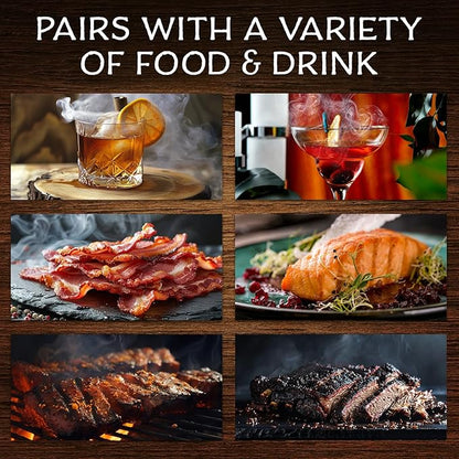 SmokeTop® 4oz Bag - Cocktail Smoker Chips for Old Fashioned Cocktails, Whiskey, & Bourbon - by Middleton Mixology Made in The USA (800 uses) (Alder)