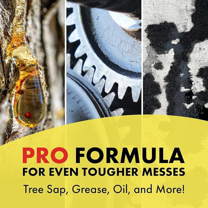 Goo Gone Spray Pro-Power Adhesive Remover with Scraper, Professional Strength, Easily Removes Wood Glue, Grease, Tar, Stickers, Goos, Wet Paint & Grime, Surface Safe, Fast Working, 16 Fl Oz