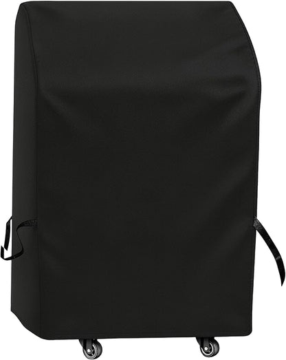 i COVER Grill Cover 30in, BBQ Grill Cover for Outdoor Grill, Waterproof BBQ Covers for Two Burner Small Vertical Smoker, Small Barbecue Cover for Grills with Collapsed Side Tables