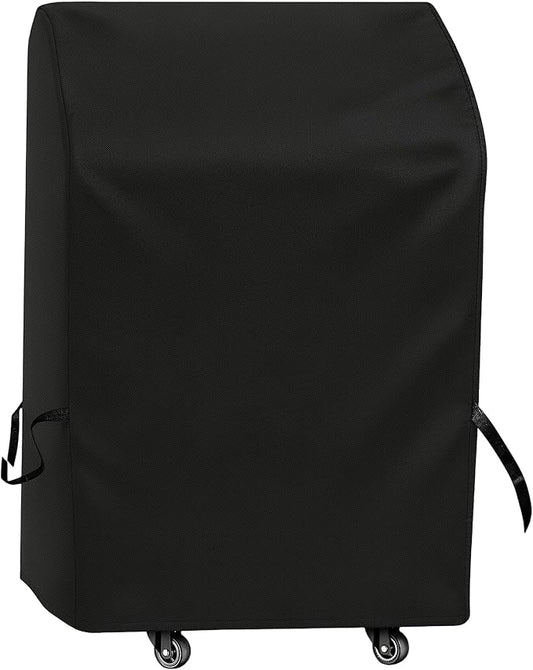 i COVER Grill Cover 30in, BBQ Grill Cover for Outdoor Grill, Waterproof BBQ Covers for Two Burner Small Vertical Smoker, Small Barbecue Cover for Grills with Collapsed Side Tables