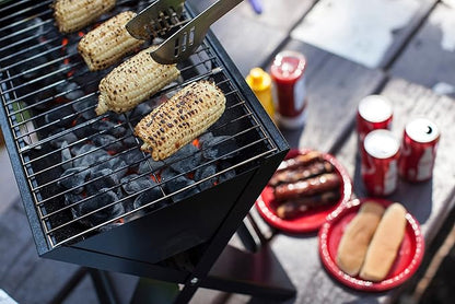 PICNIC TIME NCAA Wisconsin Badgers X-Grill Portable Grill - Camping Grill - Small Charcoal Grill for Tailgating