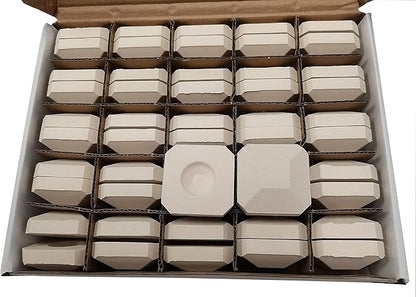 50-Pack Ceramic Briquettes 2 by 2" Replacement for Lynx L27, 2BR27FR, L30, Lynx, CS30 and Others