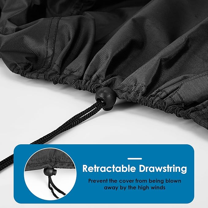 Grill Cover for Hibachi Grill, Outdoor Waterproof Small Tabletop Grill Cover Heavy Duty Camping BBQ Grill Covers - 20 x 11 x 7 Inch