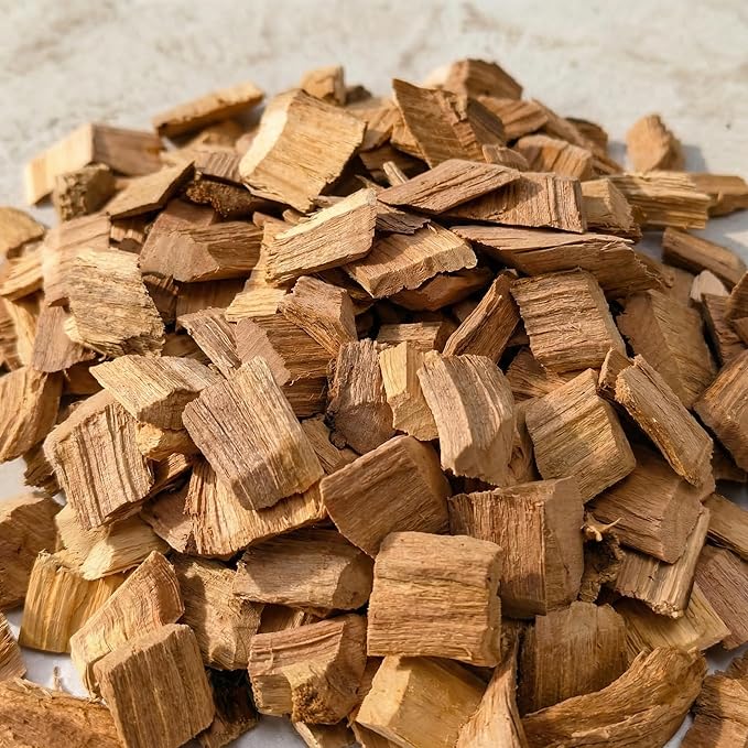 Hickory Smoking Wood Chips 2 lb – Premium Natural Smoker Chips for BBQ Grill & Smoker, Bold Rich Smoke Flavor for Ribs, Bacon & Steak, No Additives