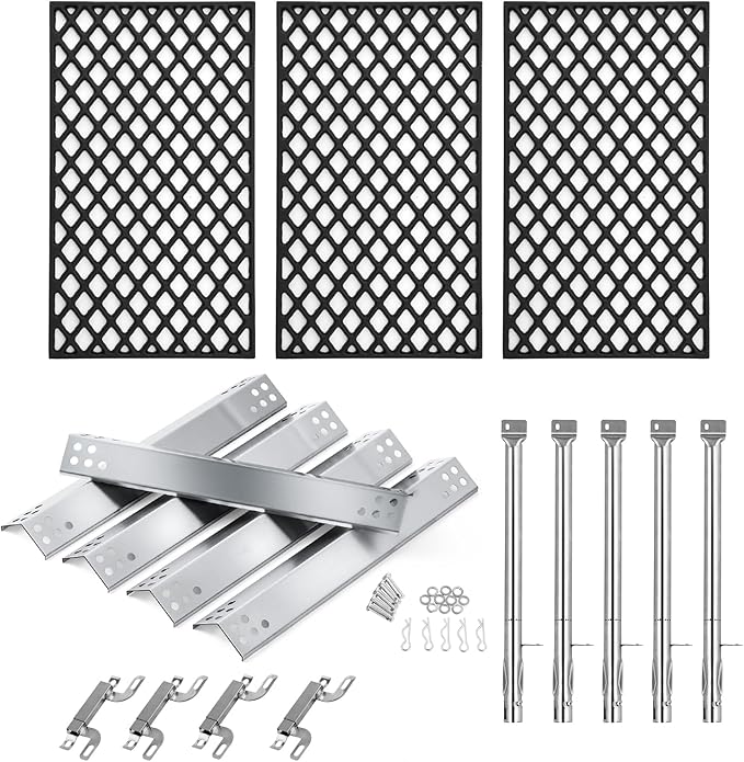 GR2210601-MM-00 Replacement Parts for Members Mark Grill Parts 5 Burner GR2210601 GR 2210601-MM-00 Sam’s Club GR2210601MM00 Grill Grates BMHP7 614714 Heat Shield 16261 Burner 09431 Crossover