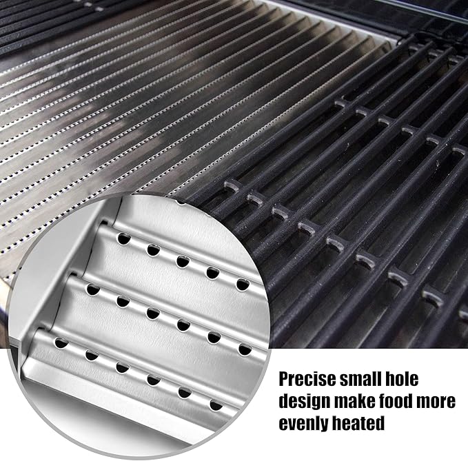 Hongso 17 Inch Emitter Plates Replacement for Charbroil G466-2400-W1 Tru-Infrared 3-Burner Gas Grills, Compatible with 463242516 463242515 463355220 463367016