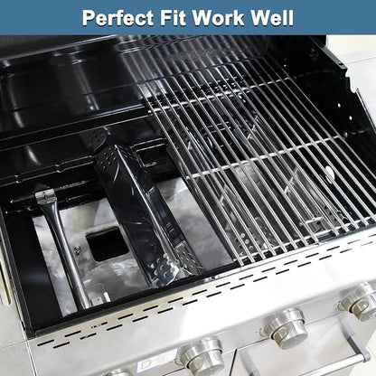 Grill Replacement Parts for Nexgrill 720-0830H, Nexgrill 720-0783E 720-0783EH, Grill Heat Plates, Burner Tubes and Igniter, Grill Grates for Home Depot Nexgrill 4 Burner 720-0830H