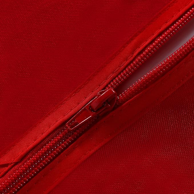 Fitable Square Outdoor and Indoor Tablecloth, Red, 70 x 70 Inch | Washable Waterproof Wrinkle Free Table Cover, Zipper and Umbrella Hole, For Spring Summer Party Picnic Camping Patio