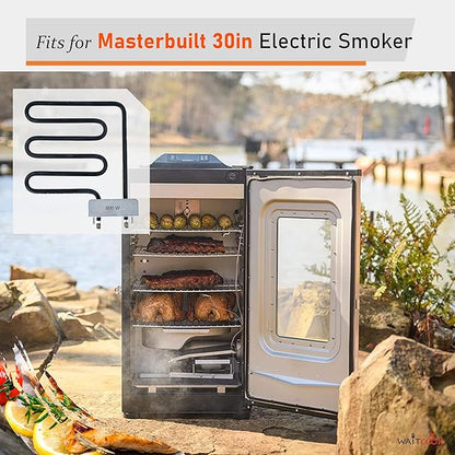 Replacement Electric Smoker 800 Watts Heating Element for Char-Broil and Masterbuilt 30" Digital Control Electric Smoker