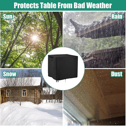 Outdoor Prep Table Cover for 44 inch Patio Serve Prep Storage Cart | Waterproof Patio Serve Prep Storage Cart Cover, Outdoor Rectangle Furniture Cover - 44 X 22 X 32 Inch