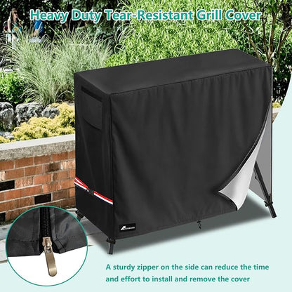 Waterproof Grill Cover for Blackstone 1555 1550 Tailgater Gas Grill and Griddle Combo, Outdoor Heavy Duty Durable Blackstone Grill Cover(Cover Only)