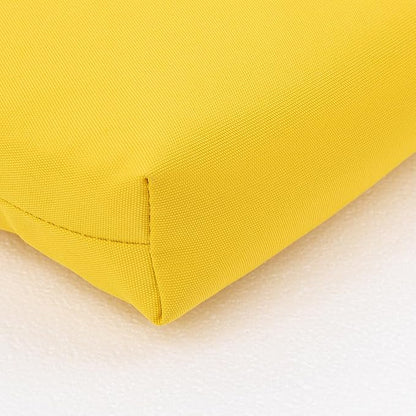 QILLOWAY Outdoor Chaise Lounge Cushion,All Weather High-Density Foam Recliner Chairs Replacement Cushions，Yellow.