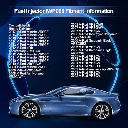 HiSport Fuel Injector IWP063 1PC- Compatible with Twin Power 5.6 g/s Replaces 27665-01/A