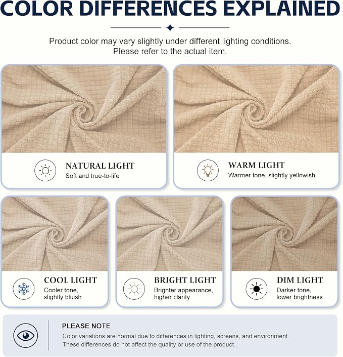 8Pcs Patio Cushion Covers, Outdoor Stretch Cushion Covers, Washable | Stretch Fit, Replacement, Washable and Reusable Furniture Protectors, Fits most patio furniture cushion covers, Cover Only