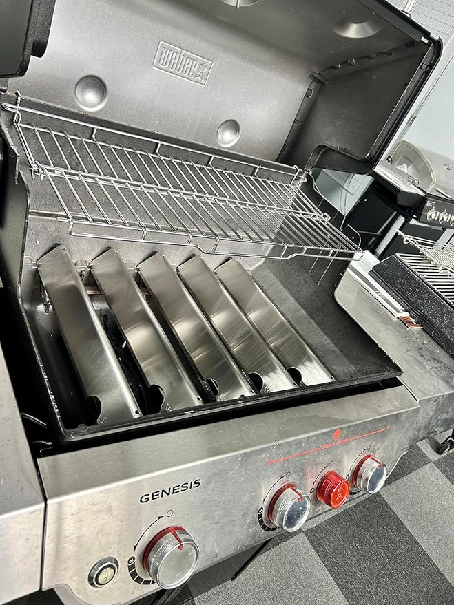 66032 GS4 Genesis 2 Flavorizer Bars for Weber 3 Burner GS4 Genesis II Replacement Parts Genesis II/LX 300 SER E310 E315 E335 S310,Genesis 300 (2022 YRS), Weber 67095 66795,17 1/8'' 304 Stainless Steel