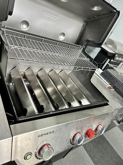 66032 GS4 Genesis 2 Flavorizer Bars for Weber 3 Burner GS4 Genesis II Replacement Parts Genesis II/LX 300 SER E310 E315 E335 S310,Genesis 300 (2022 YRS), Weber 67095 66795,17 1/8'' 304 Stainless Steel