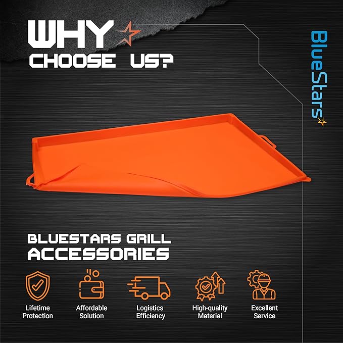 [Upgraded EasyGrip] 36" Silicone Griddle Cover Mat for Blackstone 36" Inch Grill | EasyGrip, Heavy-Duty Food-Grade Protection, Rust-Free, Blackstone Griddle Accessories, Fathers Gifts for Men