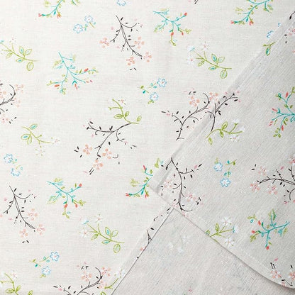 YiHomer Pastoral Rectangle Tablecloth - 60 x 84 Inch Table Cloth - Washable Table Cover with Dust-Proof Wrinkle Resistant for Restaurant, Picnic, Bistro, Indoor and Outdoor Dining, Gardenia