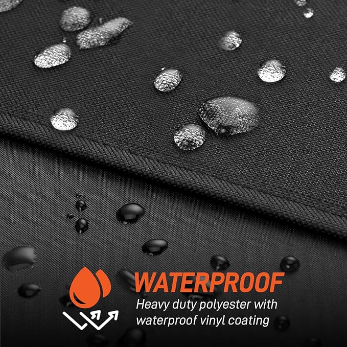 Arcedo Heavy Duty Waterproof Grill Cover Compatible with Traeger Pro 22 Series – Full-Length Outdoor Wood Pellet Smoker Cover for Century 22, Eastwood 22, Pro 575, Lil' Tex Elite 22 BBQ Grills, Black