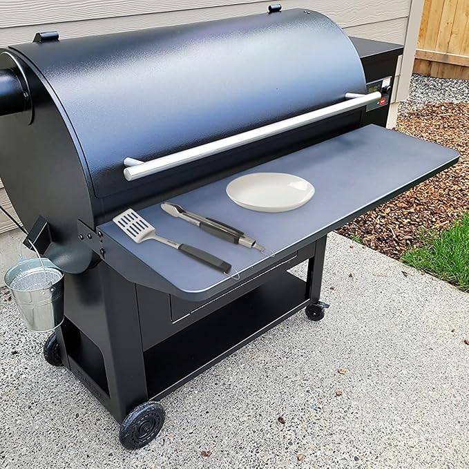 Linone Folding Front Shelf for Traeger Pro 34 Series, Texas Elite 34, Century 885 and Eastwood 34 Series Wood Pellet Grills, Replacement for BAC363 Folding Shelf, 37" L x 12" W