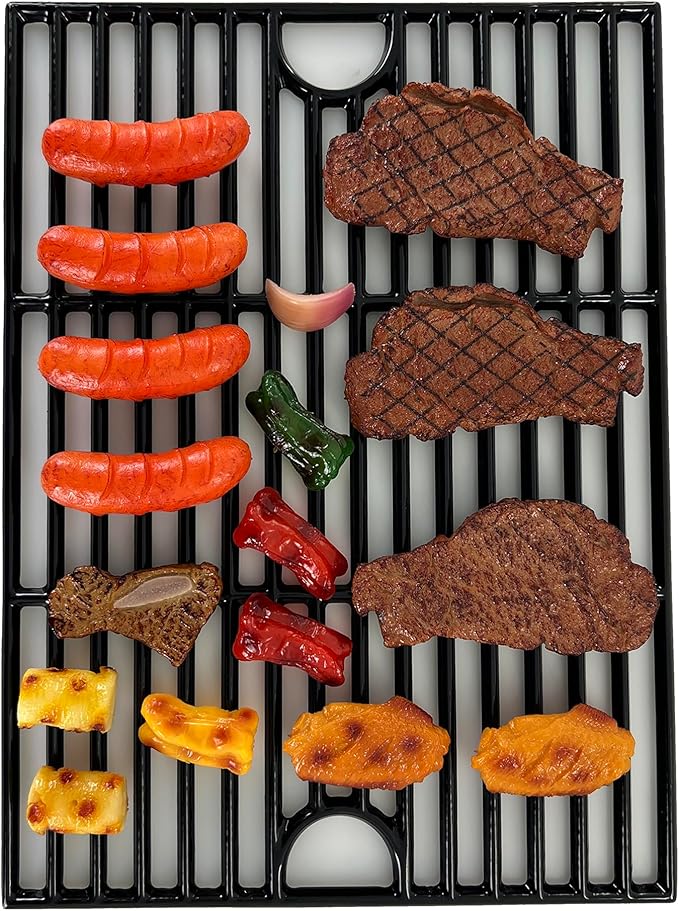 Parts DC104 17inch Grill Grates for Nexgrill 4 Burner 720-0830H 720-0783E, 5 Burner 720-0888N 720-0888 720-0697, Charbroil 4 Burner 463241113 463449914, Kenmore 720-0670A Grids
