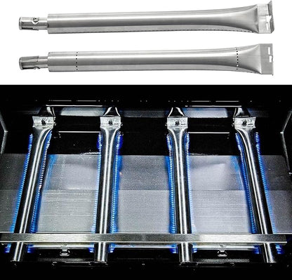 Grill Replacement Parts for Broil King Baron 420 440 490 320 340 9221-64 9221-67 9235-24 9235-84 9221-14 9211-54 9215-54 4 Burner Gas Grills, 15 3/4 Inch Heat Plates and 15 13/16 Inch Burner Tubes