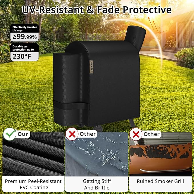 Grill Cover for Traeger Pro 22/575 Series BAC503,[900D Heavy Duty Waterproof Upgraded] Wood Pellet Smoker Grill Cover for Pro 575,Accessories for Traeger Lil'Tex Elite,Eastwood
