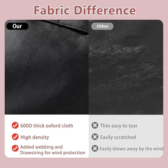 98 Inch Island Grill Cover Kitchen Extra Large Grill Cover 600D Oxford Cloth Heavy Duty Waterproof 98" L x 42" W x 48" H, Black