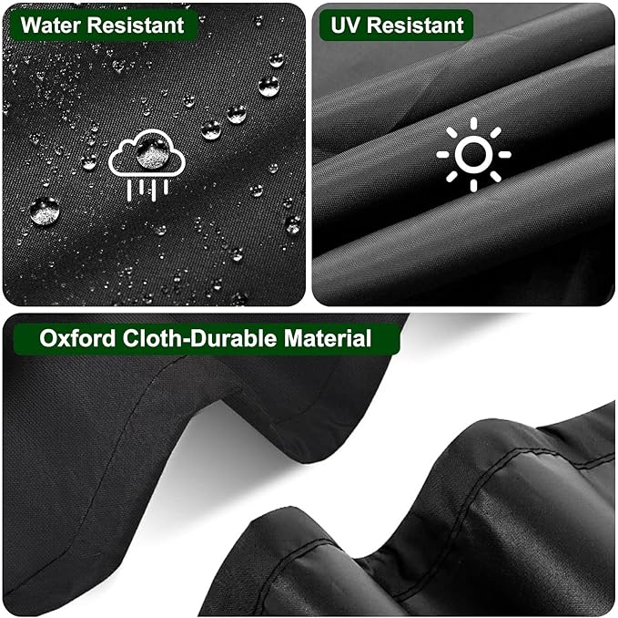 Cover for Outdoor 18 Inch Charcoal Grill, Grill Cover Fits Most Walk-a-Bout Charcoal Grills Within 21.5 * 21.5 * 14.5 in, Water-Resistant Oxford Fabric