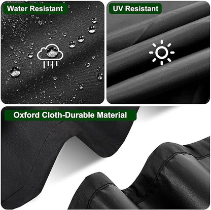 Cover for Outdoor 18 Inch Charcoal Grill, Grill Cover Fits Most Walk-a-Bout Charcoal Grills Within 21.5 * 21.5 * 14.5 in, Water-Resistant Oxford Fabric