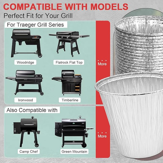Grease Bucket Liner for Traeger BAC608 Grease