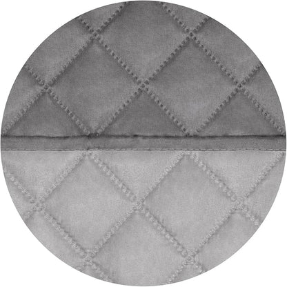 PureFit Reversible Quilted Couch Covers for Dogs Loveseat Sofa Cover 54" | Gray/Light Gray, Water Resistant Couch Protector, Washable Pet Couch Cover with Non Slip and Elastic Straps For Kids