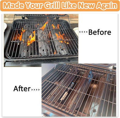 Replacement Parts for Dyna-Glo DGC310CNP-D DGC310RNP-D DGC310BNP-D 3-Burner Open Cart Propane Gas Grills, Grill Grates for Backyard Grill BY14-101-001-03 WM16-PAFGG023-2J BY16-101-003-04