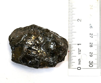 Santa's Coal for Christmas Stocking - Large Lump of Genuine American Coal in Premium Cotton Bag (Egg/Golf Ball Size, 2.5" x 2" x 1.5") - Ideal for Stocking Stuffers, Gag Gifts - Includes Experiment