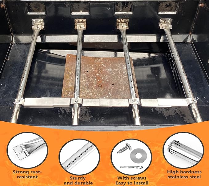 Grill Replacement Parts Kit for Char-Broil Tru-Infrared Grills | Fits Char-Broil 463242716, 463242715, 463242516 and 466242815; includes burner, heat plate and adjustable carryover tube.