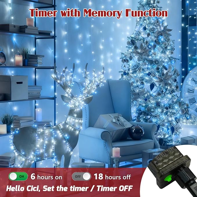 2026 New Voice Control Connectable 88FT 240LED String Lights Indoor Outdoor Clear Wire Twinkle Fairy Light Plug in with Timer for Bedroom Classroom Wedding Tree Patio Decor