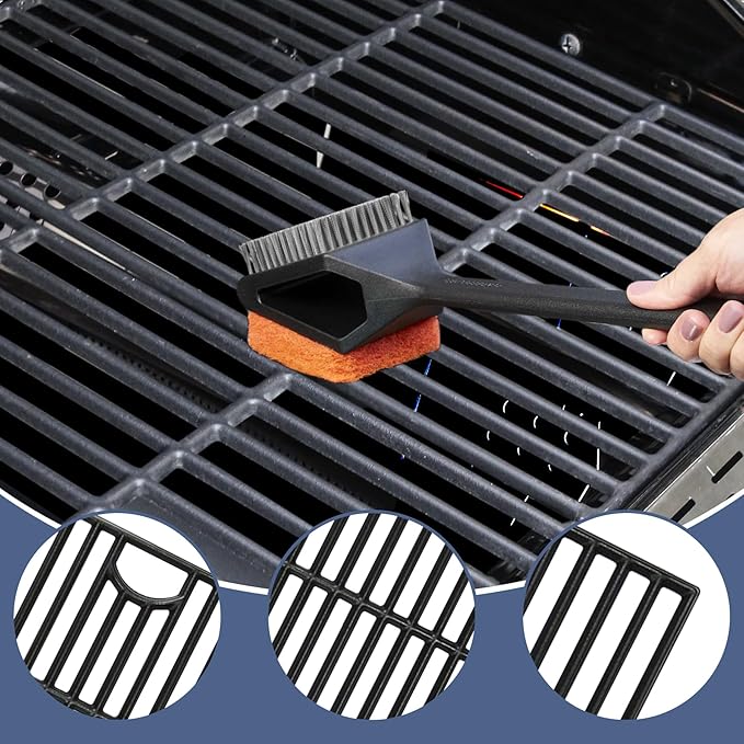 Grill Parts for Nexgrill Replacement Parts 4 Burner 720-0925 720-0925PG,Cooking Grate,Heat Shield and Burner Kit for Nexgrill 720-0925P Replacement Parts for Nexgrill 4 Burner Gas Grill