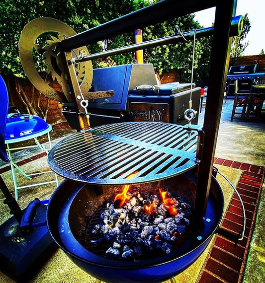 SANTA MARIA GRILL ATTACHMENT FOR WEBER KETTLE (FOR WEBER KETTLE 22 INCH)