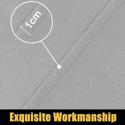 Smiry Rectangle Picnic Table Cloth, Waterproof Elastic Fitted Tablecloths for 5 Foot Tables, Washable Polyester Table Cover for Camping, Outdoor and Indoor (Light Grey, 30"x60")